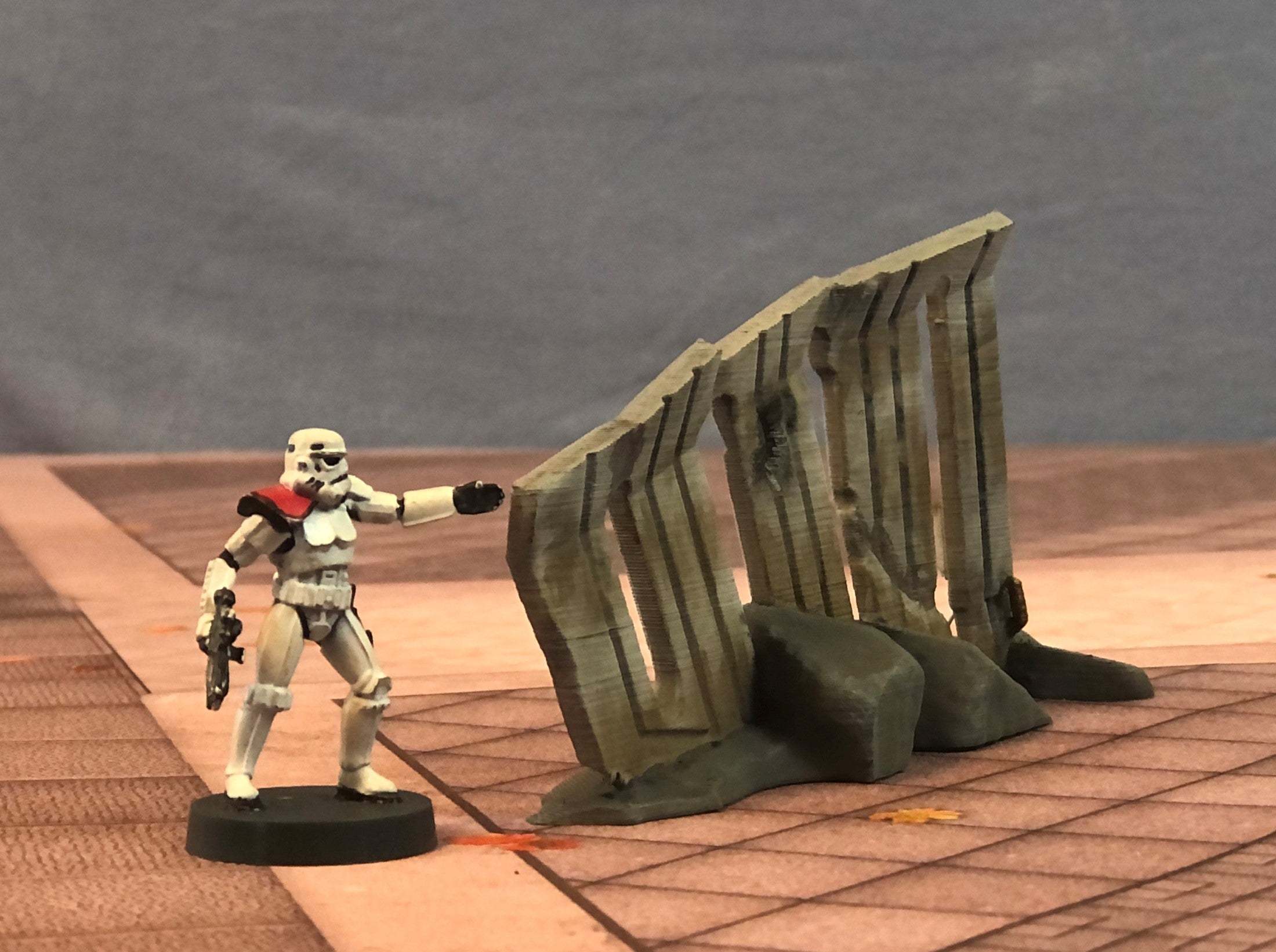 Crashed Republic Gunship Standing Door – LegionTerrain